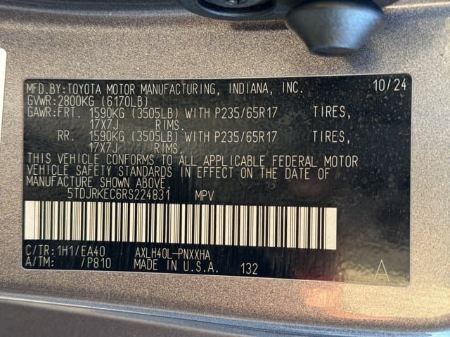 2024 Toyota Sienna XLE