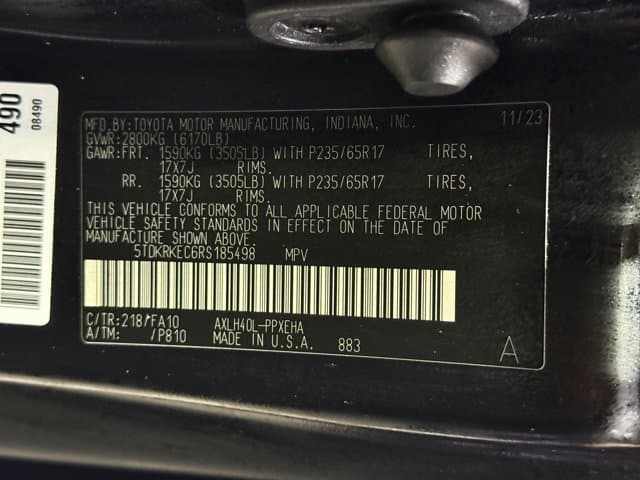 2024 Toyota Sienna LE Mini-, Passenger
