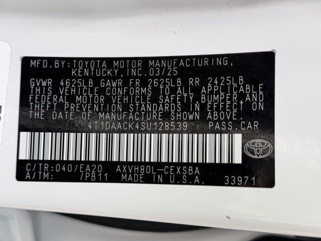 2025 Toyota Camry SE