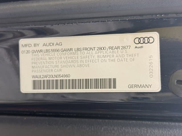 2020 Audi A6 Premium Plus